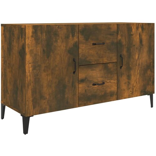  Komoda boja dimljenog hrasta 100 x 36 x 60 cm konstruirano drvo Slike