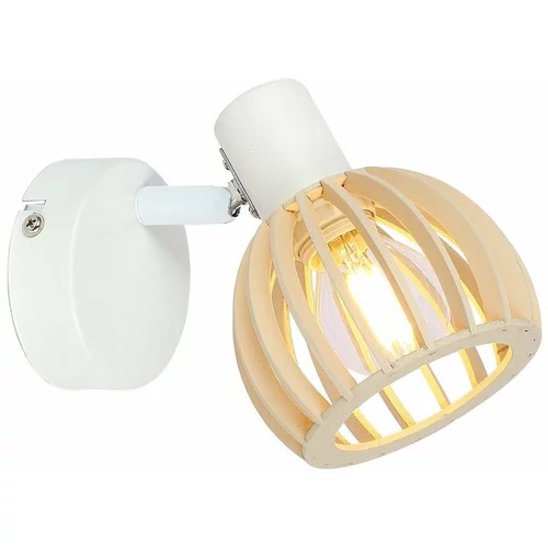 Candellux Lighting Bijela/u prirodnoj boji zidna lampa ø 10 cm Atarri –