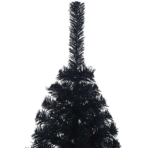  Umjetno predsvijetljeno božićno drvce Crna 150 cm PVC Slike