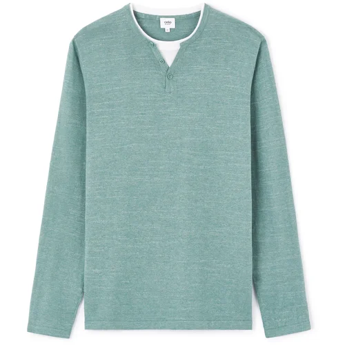 Celio Henley Gelano Sweater - Men's