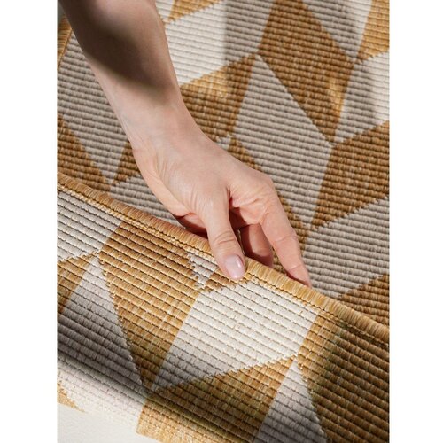 Ted Baker Oker rumen/kremno bel zunanji in notranji tekač 80x200 cm Haringey Terrick &amp;ndash; Slike