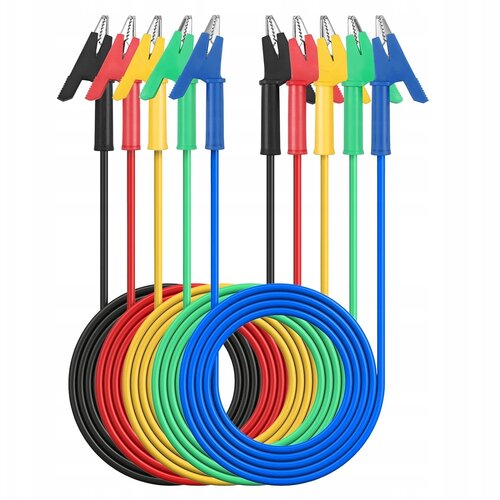 Rosfix Merilni vodi za multimeter - krokodilčki 1000V 15A zeleni 1kos., (21656706) Cene