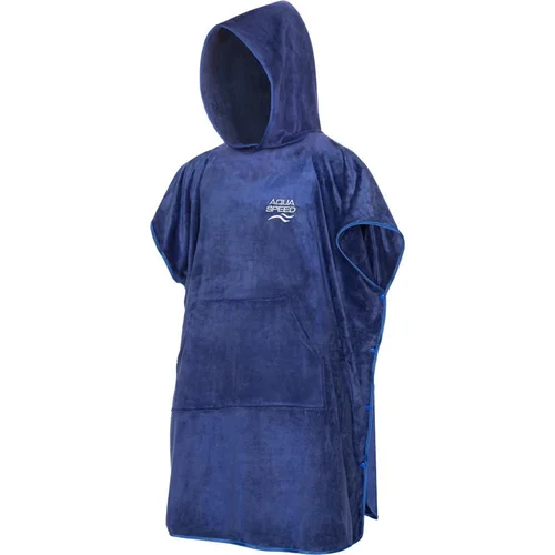 Aqua speed Unisex's Poncho 60936 Navy Blue