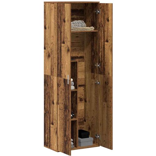  Visoka komoda Staro drvo 60 x 35 x 180 cm Konstruirano drvo Slike