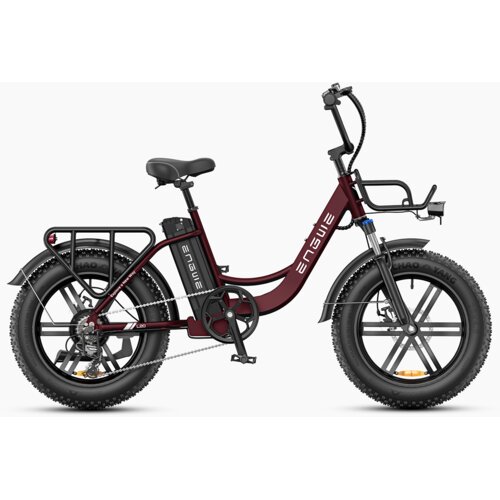 ENGWE Električno kolo L20 BOOST Step-Thru, 250 W 48 V 13 Ah, senzor navora - temno rdeče, (5000234270) Slike