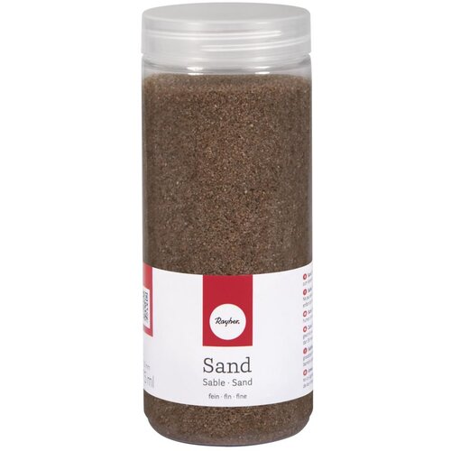 RAYHER Pesek, fin, rjav, 0,1-0,3 mm, 800g, (20728282) Slike
