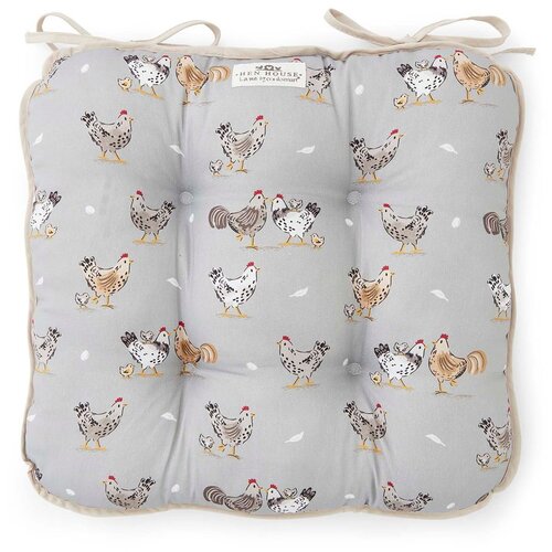 Cooksmart ® Bombažna sedežna blazina 40x43 cm Hen House – Cene