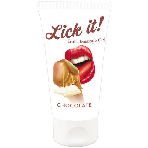 Lubry gel za masažu sa ukusom čokolade lick it chocolate Cene