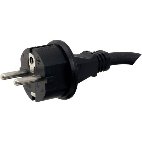 Hawa Priključni kabel [ varnostni vtič - kabel\, odprti konec] črni 3 m 1008259, (20414259) Cene