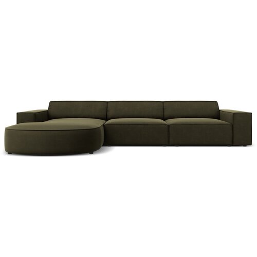Micadoni Home Zeleni bar&amp;scaron;unasti kutni kauč (lijevi kut) Jodie - Slike