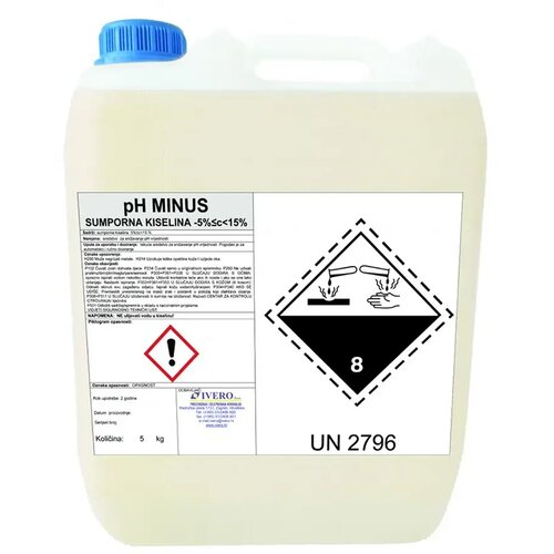 Ivero pH minus - sumporna kiselina 14,5-14,9% 20kg Cijene