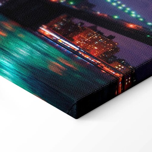  Slika - New York: Dark City 135x45 Na talijanskom platnu Slike