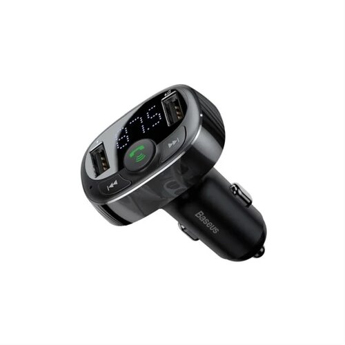 Baseus Transmiter FM Bluetooth MP3with car charger USB + USB 3,4A S-09A black CCMT000001 Cijene