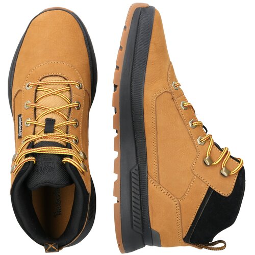 Timberland Gležnarji z vezalkami konjak / črna Slike