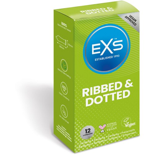 EXS Ribbed & Dotted 12 pack Cene
