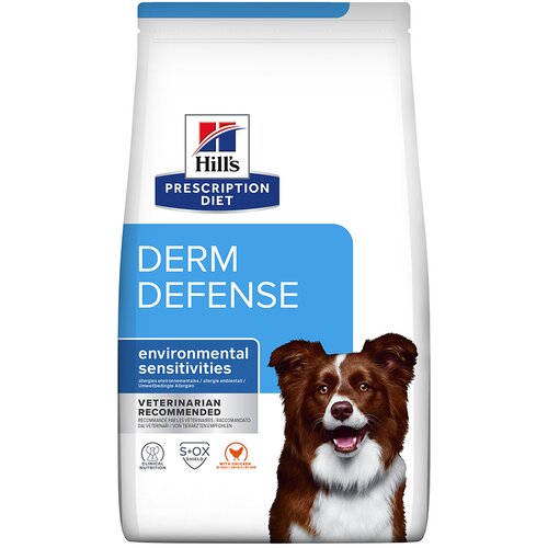 Hill&amp;rsquo;s Prescription Diet Derm Defense s piletinom - 12 kg Slike