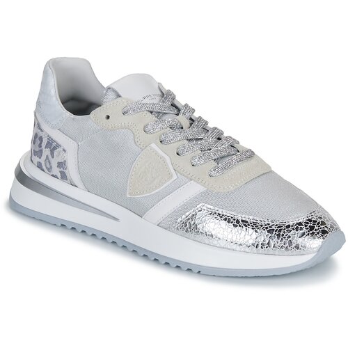 Philippe Model TROPEZ 2.1 LOW WOMAN Srebrna Slike
