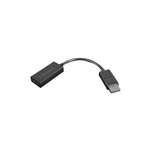 Lenovo 4X90R61023 DisplayPort / HDMI adapter [1x mu&amp;scaron;ki konektor DisplayPort - 1x ženski konektor HDMI] crna 0.22 m Slike