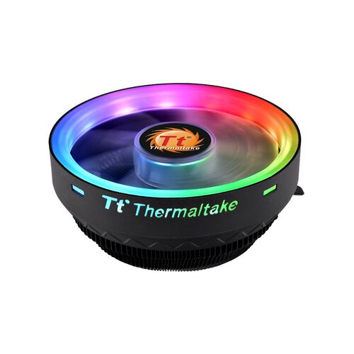 Thermaltake UX100 ARGB Lightning, 1156/1155/1151/1150/775, AM4/FM2/FM1/AM3+/AM3/AM2+/AM2, 120mm fan, 1800rpm, up to 26.92dBA, 3pin (CL-P064-AL12SW-A) kuler Slike