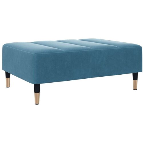 vidaXL Tabure plavi 77x55x31 cm baršunasti Cene