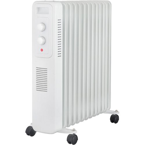 Hausmax Uljani radijator sa ventilatorom W-OR 2500-13 f beli Slike