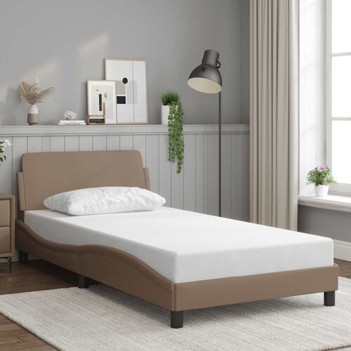  Okvir za krevet Dover boja cappuccina 100x200 cm umjetna koža Cijene
