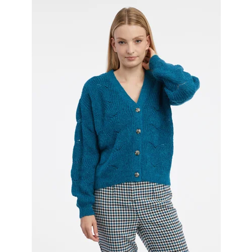 Orsay Blue Ladies Cardigan - Ladies