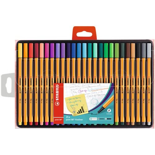 Stabilo Set igel Point 88, 25 barv Slike