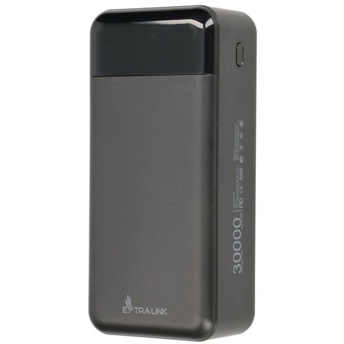 Extralink Powerbank EPB-124 30000mAh Black Power bank, Fast Charging, USB-C Slike