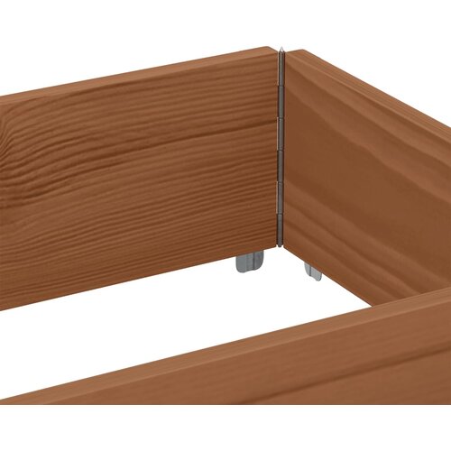  Okviri za palete 3 kom smeđi 150x50 cm od masivne borovine Slike