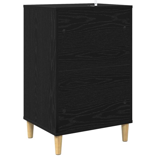  Stalak za gramofon Crni hrast 47 x 39,5 x 74,5 cm Slike