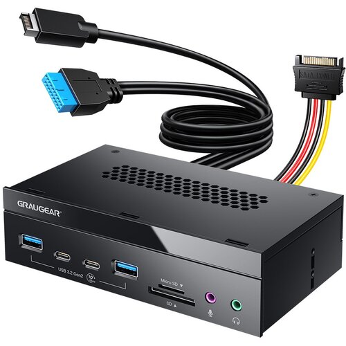 GRAUGEAR G-MP03CR-AU interface hub 10000 Mbit /s Slike