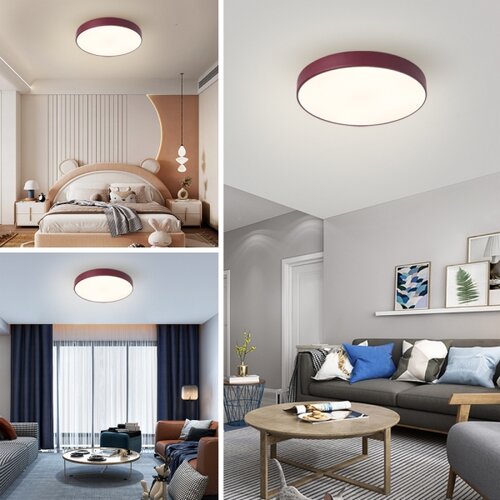  Brilagi-LED s prigu&amp;scaron;iva plafonsko LED svetlo POOL LED/60W/230V 3000-6000K 50 cm bordo + daljinski upravljač Slike
