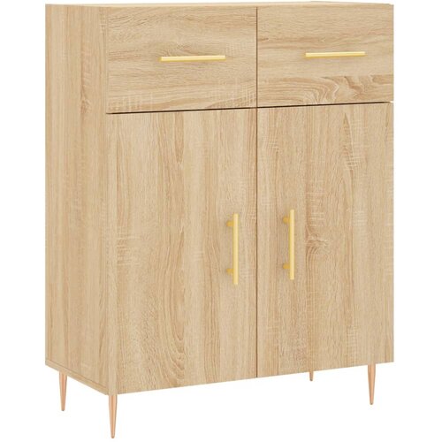  Komoda boja hrasta sonome 69,5x34x90 cm od konstruiranog drva Slike