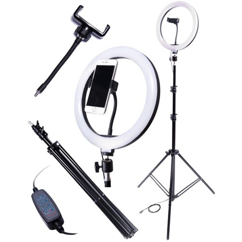  LED selfie svetilka 60W &ndash; obroč s stativom Cene