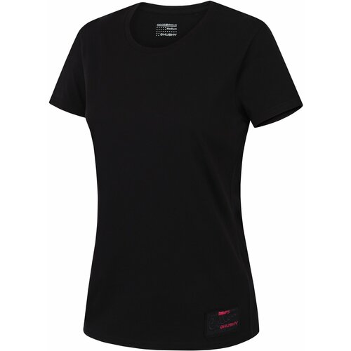 Husky Women's cotton T-shirt Tee Base L black Slike