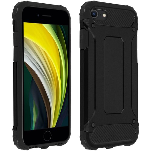 AVIZAR Ovitek Defender II Shockproof iPhone SE 2022, 2020 in iPhone 8, 7, odpornost na padce 1,8 metra - crn, (20626368) Cene