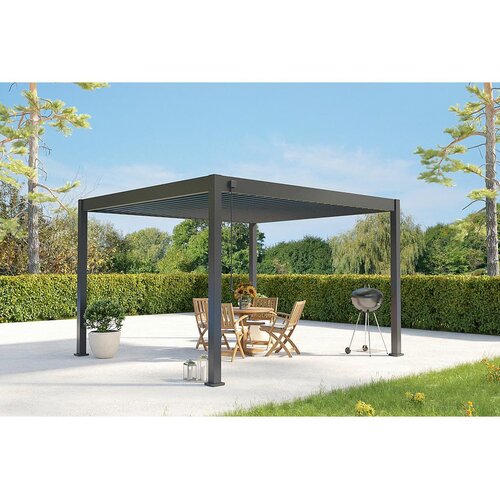 Gardenson Pergola Superior, Antracit, 3,6x4m Slike