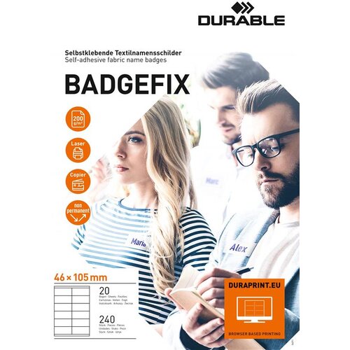 Durable Etiketa za blago 46 x 105 mm BADGEFIX, (20404577) Cene