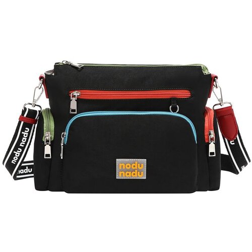 NoduNadu Modna torba crna 29 x 21 x 11 cm Slike