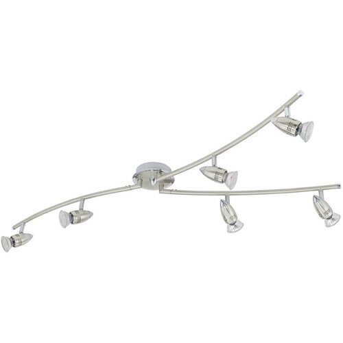 Eglo magnum-led reflektor/6, led gu10 6x3w, 6x240lm, nikl-mat/krom, Cene