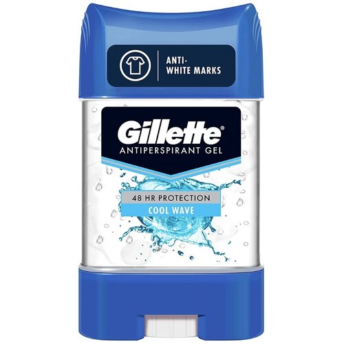 Gillette antiperspirant gel 48h cool wave 70 ml Slike