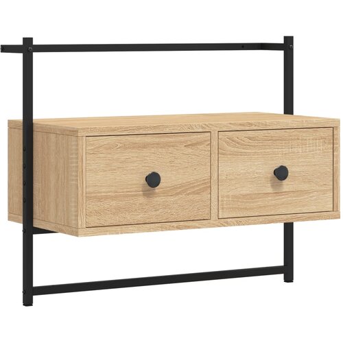 Maison Chic TV omarica - TV stojalo - Televizijska omarica stenska sonoma hrast 60,5x30x51 cm inženirski les, (21699349) Cene