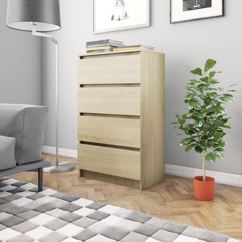 VidaXL Komoda boja hrasta sonome 60 x 35 x 98,5 cm konstruirano drvo Slike