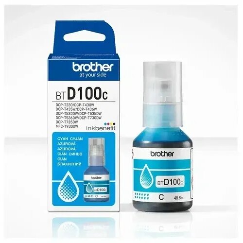 Brother Kertridž BTD100C Ink bočica Cyan 5K Slike