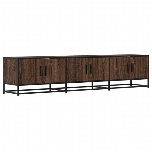 Maison Chic TV omarica - TV stojalo - Televizijska omarica rjav hrast 180x35x41 cm inženirski les, (21700418) Slike