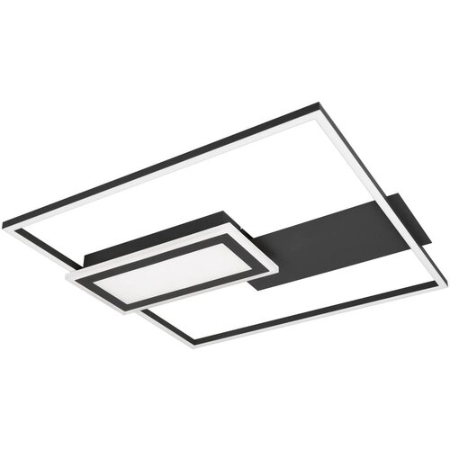  Crna LED stropna svjetiljka 50x53 cm Spiro &amp;ndash; Slike