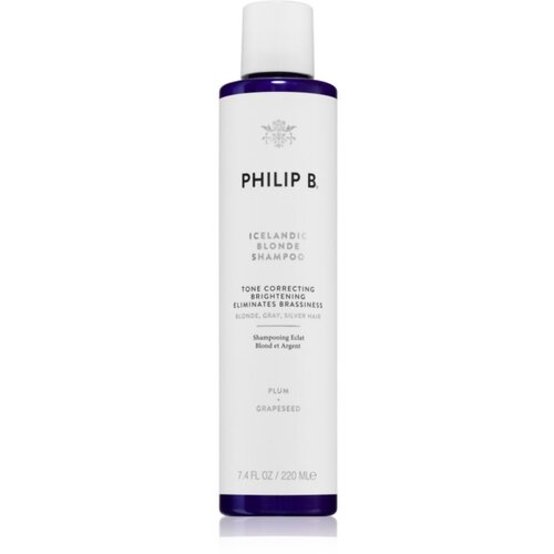 Philip B. Icelandic &amp;scaron;ampon za blond in sive lase 220 ml Slike