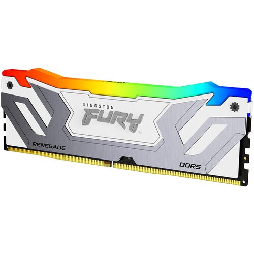 Kingston CUDIMM DDR5 24GB 8400MT/s KF584CU40RWA-24 FURY Renegade White RGB XMP Slike