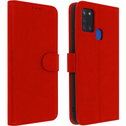 AVIZAR Folio Case Samsung Galaxy A21s z držalom za kartico - rdeca, (20616342) Cene